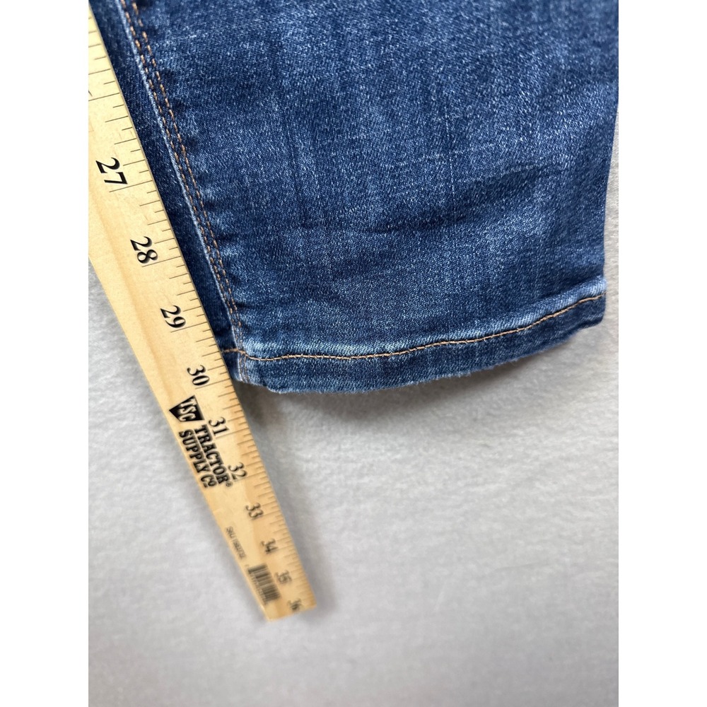 NWT J. Jill Denim High Rise Straight Leg Portside Wash Jeans Size 2 R‎ Academia - Picture 7 of 13